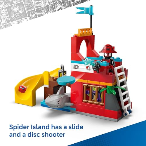 LEGO MARVEL SPIDEY AND HIS AMAZING FRIENDS TEAM SPIDEY JUGUETE DE CONSTRUCCION DE BARCOS PIRATAS - 6