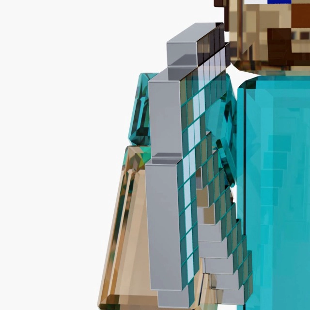SWAROVSKI MINECRAFT STEVE - 7