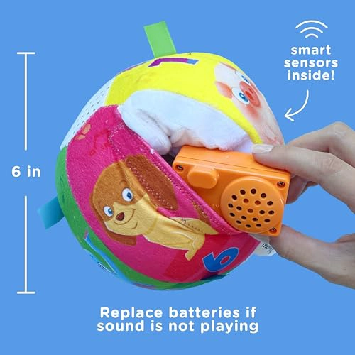MOVE2PLAY PELOTA DE BEBE  DIVERTIDISIMA E INTERACTIVA CON MUSICA Y EFECTOS DE SONIDO REGALO - 4