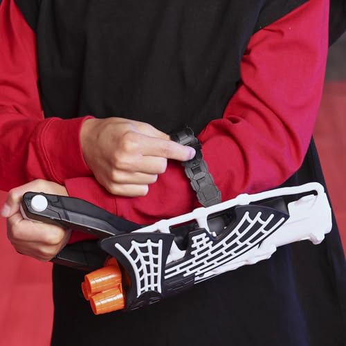 SPIDERMAN MARVEL SYMBIOTE TRISHOT BLASTER Y MASCARA GUANTELETE Y MASCARA DE JUEGO DE ROL - 3