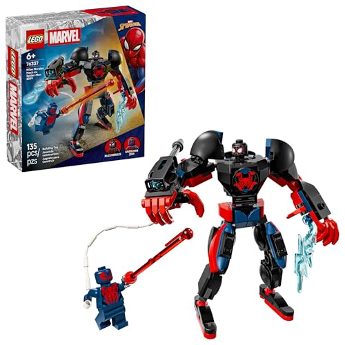 LEGO MARVEL MILES MORALES MECH VS SPIDERMAN 2099 JUGUETE DE CONSTRUCCION PARA NIÑOS Y NIÑAS DISEÑO - 1