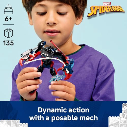 LEGO MARVEL MILES MORALES MECH VS SPIDERMAN 2099 JUGUETE DE CONSTRUCCION PARA NIÑOS Y NIÑAS DISEÑO - 2