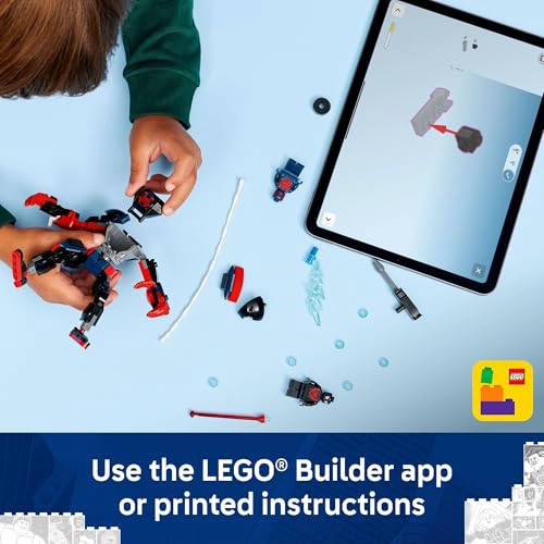 LEGO MARVEL MILES MORALES MECH VS SPIDERMAN 2099 JUGUETE DE CONSTRUCCION PARA NIÑOS Y NIÑAS DISEÑO - 6