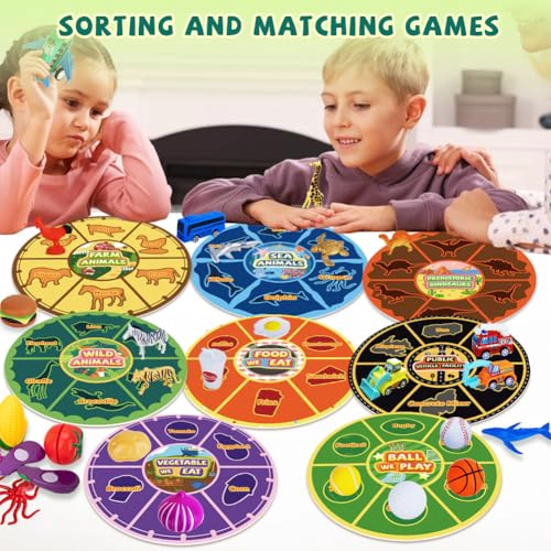 JUGUETES DE CLASIFICACION PARA NIÑOS PEQUEÑOS JUGUETES DE ANIMALES DE GRANJA JUEGOS A JUEGO JUEGO - 4