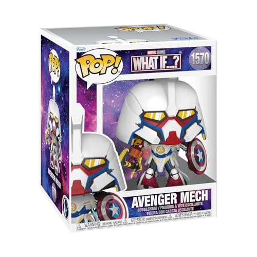 FUNKO POP SUPER MARVEL WHAT IF AVENGER MECH FIGURA DE VINILO COLECCIONABLE IDEA DE REGALO PRODUCTO - 1