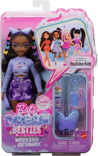 BARBIE DREAM BESTIES WEEKEND GETAWAY BROOKLYN MUÑECA Y ACCESORIOS MUÑECA DE MODA CON MODAS - 6