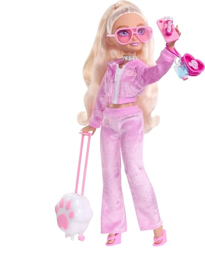BARBIE DREAM BESTIES WEEKEND GETAWAY MALIBU MUÑECA Y ACCESORIOS MUÑECA DE MODA CON MODAS EXTRAIBLES - 5
