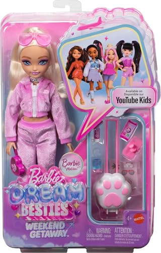 BARBIE DREAM BESTIES WEEKEND GETAWAY MALIBU MUÑECA Y ACCESORIOS MUÑECA DE MODA CON MODAS EXTRAIBLES - 6