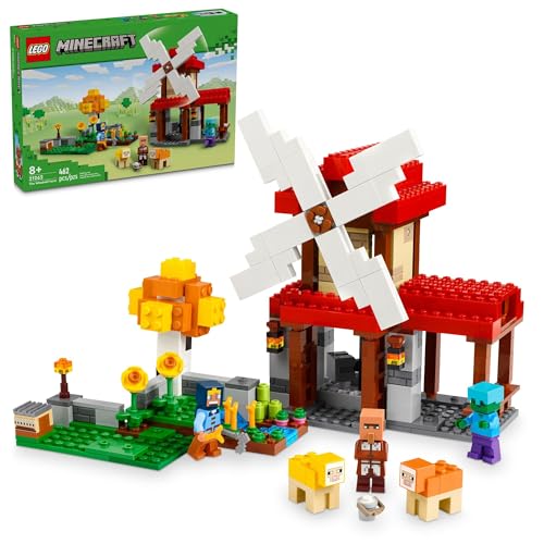 LEGO MINECRAFT LA GRANJA DE MOLINOS DE VIENTO JUGUETES DE CONSTRUCCION DE MINECRAFT PARA NIÑOS - 1