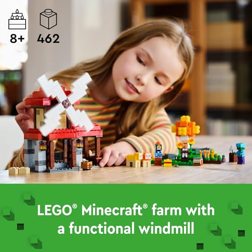LEGO MINECRAFT LA GRANJA DE MOLINOS DE VIENTO JUGUETES DE CONSTRUCCION DE MINECRAFT PARA NIÑOS - 2
