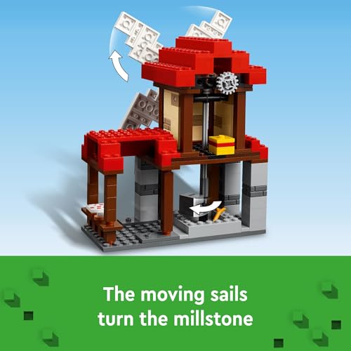 LEGO MINECRAFT LA GRANJA DE MOLINOS DE VIENTO JUGUETES DE CONSTRUCCION DE MINECRAFT PARA NIÑOS - 4