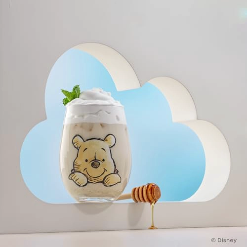 JOYJOLT DISNEY WINNIE THE POOH EXPLORANDO VASOS CLASICOS SIN TALLO DE VIDRIO 560ML DE VASOS - 5
