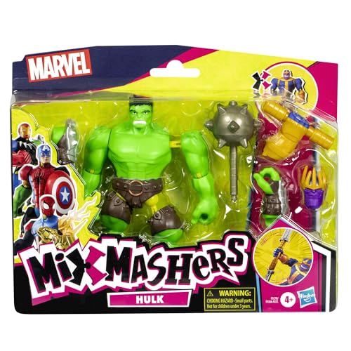 MARVEL MIXMASHERS HULK FIGURA DE ACCION PERSONALIZADA DE LOS VENGADORES DELUXE MIXANDMATCH - 2