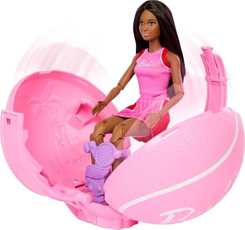 BARBIE MUÑECO Y ACCESORIOS DE JUGADOR DE TENIS CON MUÑECA BRUNETTE FASHION Y 8 SORPRESAS - 4