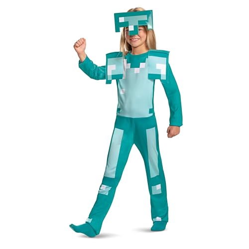 DISFRAZ DE ARMADURA DE MINECRAFT DISFRAZ OFICIAL DE MINECRAFT PARA NIÑOS DE HALLOWEEN - 5