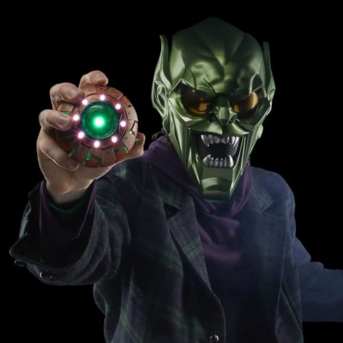 MARVEL LEGENDS SERIES GREEN GOBLIN CALABAZA ELECTRONICA SPIDERMAN NO WAY HOME EQUIPO COLECCIONABLE - 6