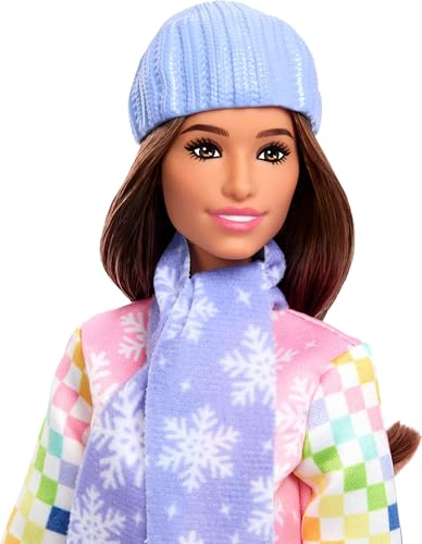 BARBIE CAREERS MUÑECA SNOWBOARDER CON CHAQUETA DE NIEVE ROSA PANTALONES Y BOTAS CON MAS DE 10 - 3