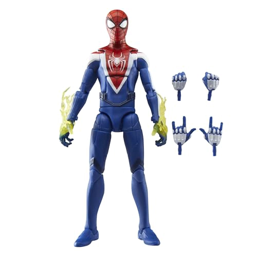 SERIE MARVEL LEGENDS GAMERVERSE MILES MORALES CON TRAJE MEJORADO ESTILO VIDEOJUEGO FIGURA DE ACCION - 1
