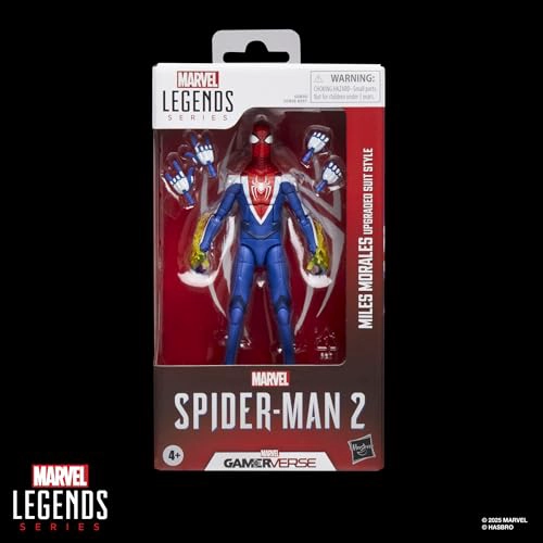 SERIE MARVEL LEGENDS GAMERVERSE MILES MORALES CON TRAJE MEJORADO ESTILO VIDEOJUEGO FIGURA DE ACCION - 2