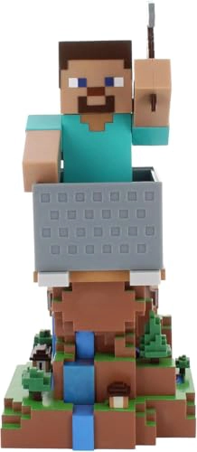 EXQUISITE GAMING MINECRAFT STEVE CABLE GUYS SOPORTE PARA CONTROLADOR Y SOPORTE PARA TELE FONO 85 - 2