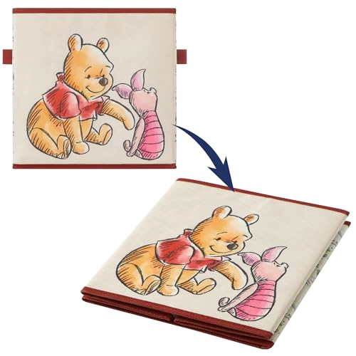 DISNEY WINNIE THE POOH CUBOS DE ALMACENAMIENTO DE TELA JUEGO DE 2 CONTENEDORES DURADEROS CON ASAS - 5