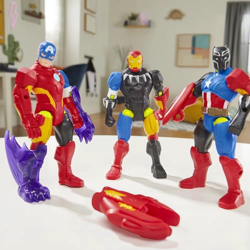 MARVEL MIXMASHERS CAPITAN AME RICA FIGURA DE ACCION PERSONALIZABLE DE LOS VENGADORES MIXANDMATCH - 7