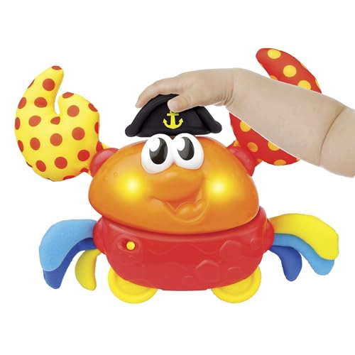 WINFUN SHAKIN N WOBBLE CRAB JUGUETE DE MOVIMIENTO DE LUCES Y SONIDOS BOTON ACTIVADO LATERALMENTE - 3