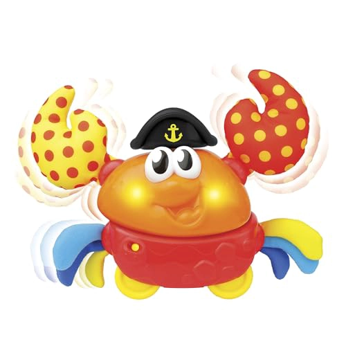 WINFUN SHAKIN N WOBBLE CRAB JUGUETE DE MOVIMIENTO DE LUCES Y SONIDOS BOTON ACTIVADO LATERALMENTE - 6