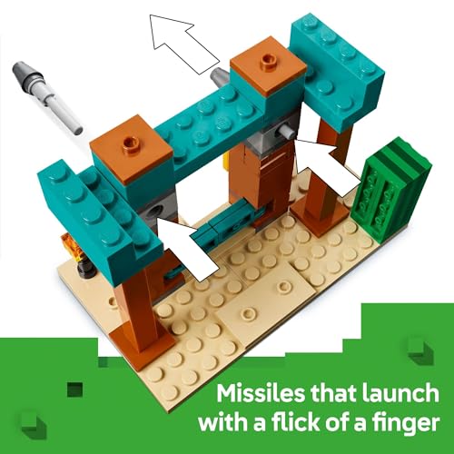 LEGO MINECRAFT THE ILLAGER DESERT PATROL FIGURAS DE JUGUETE Y JUEGO JUGUETE DE CONSTRUCCION - 4