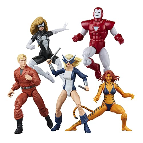 SERIE MARVEL LEGENDS LA COLECCION DE LOS VENGADORES DE LA COSTA OESTE 5 FIGURAS COLECCIONABLES DE 6 - 1
