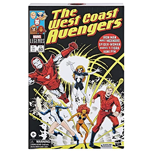 SERIE MARVEL LEGENDS LA COLECCION DE LOS VENGADORES DE LA COSTA OESTE 5 FIGURAS COLECCIONABLES DE 6 - 2