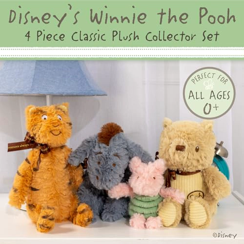 KIDS PREFERRED DISNEY BABY WINNIE THE POOH Y AMIGOS JUEGO DE COLECCIONISTAS DE 4 PIEZAS DE PELUCHES - 2