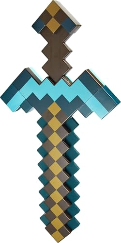 MATTEL MINECRAFT ESPADA DE DIAMANTE TRANSFORMABLE Y PICO TAMAÑO INFANTIL ACCESORIO DE JUGUETE 2 - 5