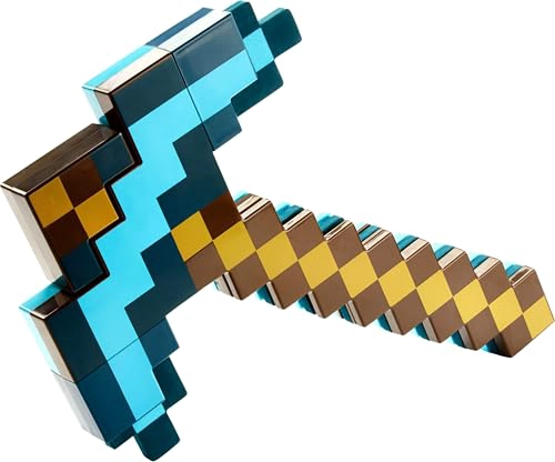 MATTEL MINECRAFT ESPADA DE DIAMANTE TRANSFORMABLE Y PICO TAMAÑO INFANTIL ACCESORIO DE JUGUETE 2 - 6