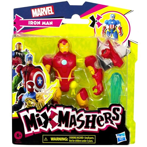 AVENGERS MIXMASHERS MARVEL IRON MAN FIGURA DE ACCION PERSONALIZADA DE AVENGERS PARA MEZCLAR - 2