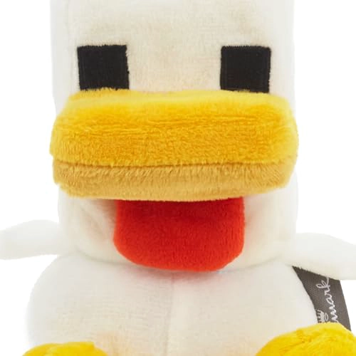 HALLMARK BETTER TOGETHER MINECRAFT JUGUETE MAGNE TICO DE PELUCHE JUEGO DE 2 BEBE  ZOMBI Y POLLO 525 - 5
