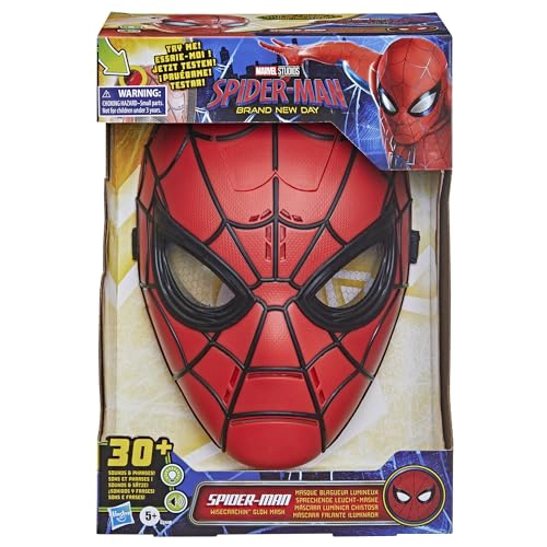 MARVEL STUDIOS SPIDERMAN MASCARA BRILLANTE WISECRACKIN DE NEW DAY JUGUETE ELECTRONICO DE JUEGO - 2