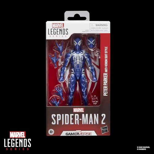MARVEL LEGENDS SERIES GAMERVERSE PETER PARKER ANTIVENOM SUIT STYLE SPIDERMAN 2 FIGURA DE ACCION - 2