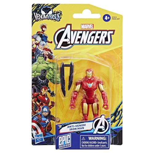 MARVEL AVENGERS VENOMVERSUS EPIC WORLD OF ACTION FIGURA Y ACCESORIO DE IRON MAN JUGUETE - 2