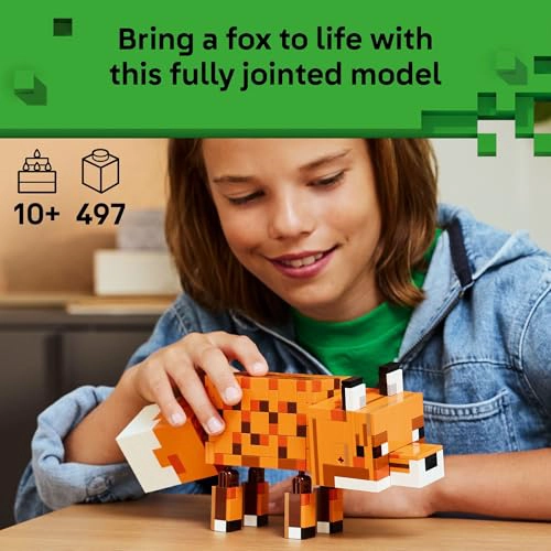 LEGO MINECRAFT THE FOX JUGUETE DE CONSTRUCCION Y SIMULACION PARA NIÑOS Y NIÑAS PERSONAJE - 2