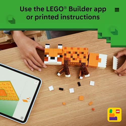 LEGO MINECRAFT THE FOX JUGUETE DE CONSTRUCCION Y SIMULACION PARA NIÑOS Y NIÑAS PERSONAJE - 6