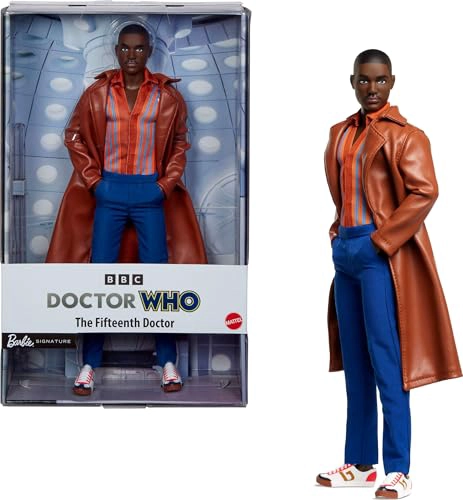 BARBIE MUÑECA DEL DECIMOQUINTO DOCTOR COLECCION DE DR WHO INSPIRADA EN LA 14 TEMPORADA DE LA SERIE - 1