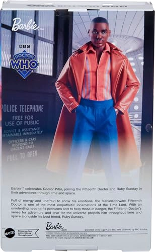 BARBIE MUÑECA DEL DECIMOQUINTO DOCTOR COLECCION DE DR WHO INSPIRADA EN LA 14 TEMPORADA DE LA SERIE - 6