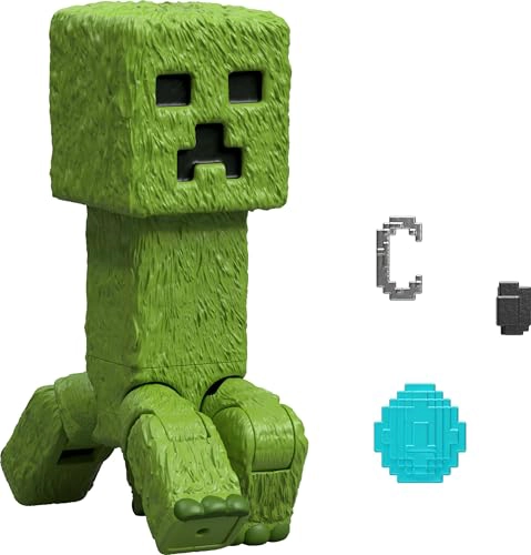 MATTEL MINECRAFT JUEGO DE FIGURAS DE ACCION Y ACCESORIOS PERSONAJE COLECCIONABLE DE CREEPER DE 4 - 1