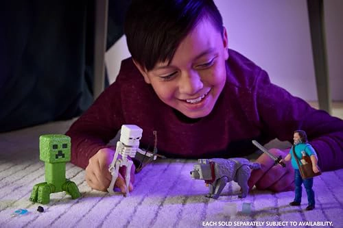 MATTEL MINECRAFT JUEGO DE FIGURAS DE ACCION Y ACCESORIOS PERSONAJE COLECCIONABLE DE CREEPER DE 4 - 2