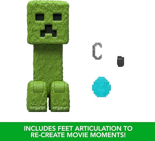 MATTEL MINECRAFT JUEGO DE FIGURAS DE ACCION Y ACCESORIOS PERSONAJE COLECCIONABLE DE CREEPER DE 4 - 4
