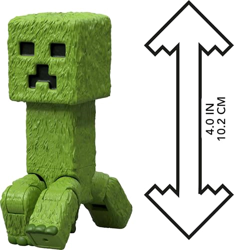 MATTEL MINECRAFT JUEGO DE FIGURAS DE ACCION Y ACCESORIOS PERSONAJE COLECCIONABLE DE CREEPER DE 4 - 5