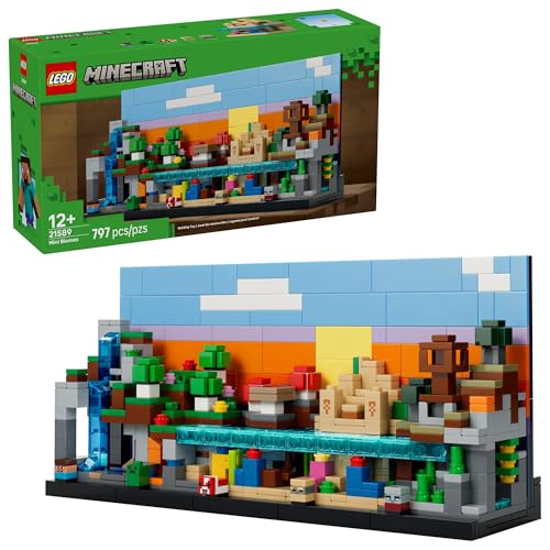 LEGO MINECRAFT MINI BIOMES JUGUETE DE CONSTRUCCION Y SIMULACION PARA NIÑOS Y NIÑAS JUEGO - 1