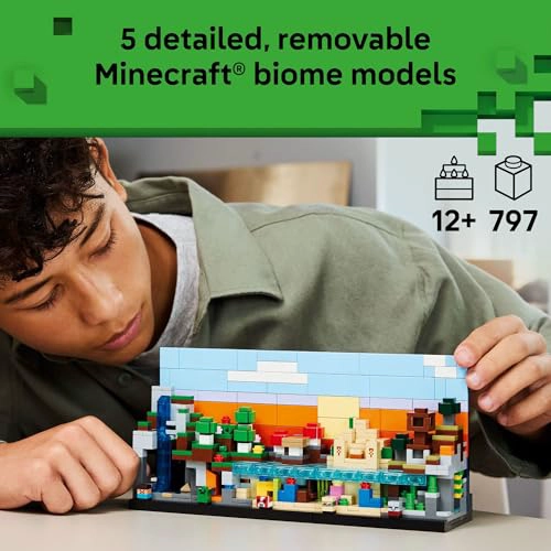 LEGO MINECRAFT MINI BIOMES JUGUETE DE CONSTRUCCION Y SIMULACION PARA NIÑOS Y NIÑAS JUEGO - 2
