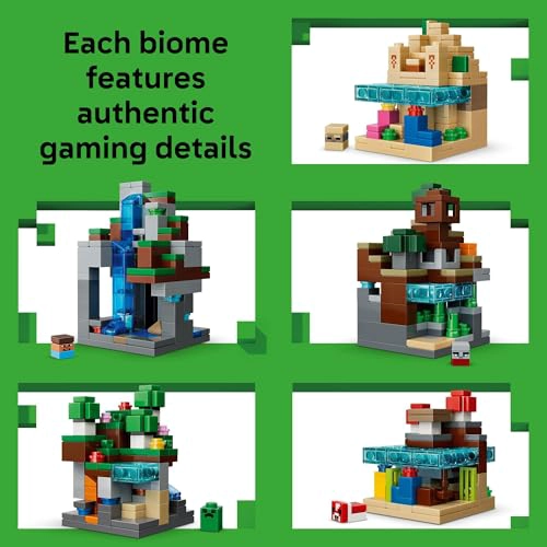 LEGO MINECRAFT MINI BIOMES JUGUETE DE CONSTRUCCION Y SIMULACION PARA NIÑOS Y NIÑAS JUEGO - 3